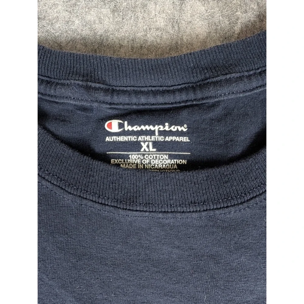 Champion Northern Arizona University NAU Lumberjacks Navy Blue T-Shirt XL